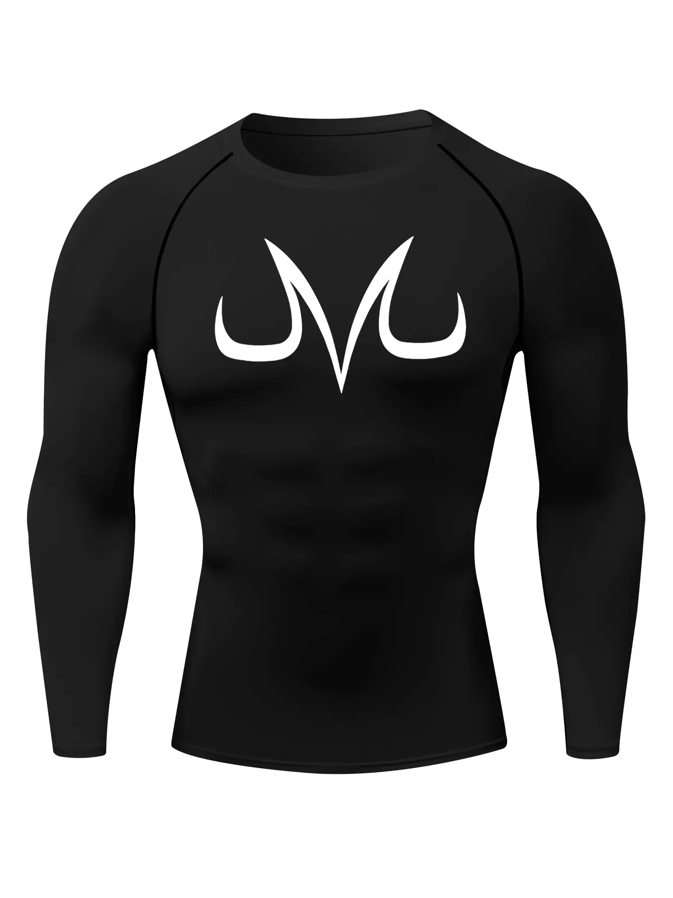 Men's Letter Print Round Neck Sports Tee, Quick Drying Long Sleeve T-shirt for Gym Workout Running, Gym Athletic Clothes, Athletic Wear, Casual Sporty Top for Fall & Winter, Athletic Tops