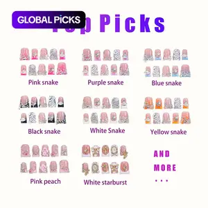 Delicate Thing Women's Y2K Style Nail Art Set, Nail Kit, Salon Quality Nails, Pure Handmade Design, Includes XS-S-M-L Sizes, Perfect Gift for Women & Girls, No Glue Needed #TOP PICKS