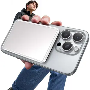 Ultra Slim Portable Charger iPhone,Alloy 10,000mAh Wireless Charge Card Phone Charger,Slim Battery Pack,Magnetic Power Bank for iPhone 16e Pro Max/15/14/13/12,Glacier