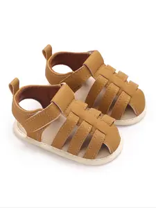 Baby's Solid Color Sandals, Casual Comfortable Non-slip Sandals for Summer, Newborn Infant Toddler Boys Girls Shoes, Baby Walking Shoes, Soft Soled Shoes