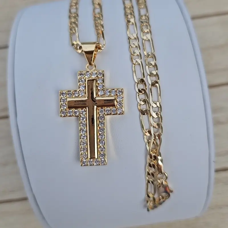 Gold necklace pendant gold plated