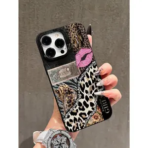 Fashionable Leopard Print Patchwork TPU Soft Protective Case Compatible With Iphone 7 Plus/8 Plus/16/16 Plus/16 Pro/16 Pro Max/XR/XS Max/11/Mini/11 Pro Max/12/12 Pro/12 Pro Max/13/13 Pro/13 Pro Max/14/14 Pro/14 Plus/14 Pro Max/15/15 Pro/15 Plus/15 Pro Max