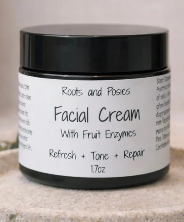 Facial Cream with Fruit Enzymes for Smooth, Radiant Skin