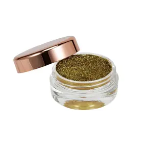 Chrome Mirror Effects #1 - Gold Powder for Nail Art Iridescent Finish True Mirror Shine Professional Quality Easy Application Versatile Use Long Lasting Wear