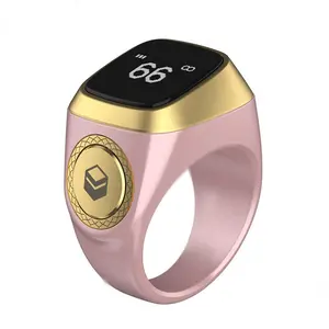 2025 Smart  Ring Praise Tasbih Tally Electronic Digital Counter for Muslims Prayer Time Vibration Reminder Waterproof