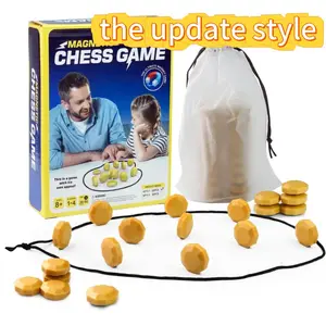 Magnetic Battle Game – Exciting Fast-Paced Fun for Kids & Adults Perfect Family Night Gift Idea Durable Portable Design Includes 20 High-Strength Magnetic Discs & Storage Bag Tabletop Chess Board valentines gifts for gf