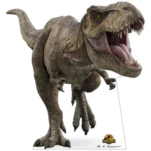 Advanced Graphics 3788 Jurassic World Dominion Cardboard T-Rex Cutout - 59x55 in, Home Decor, Wall Decor
