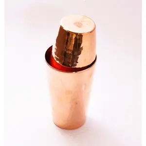 1610 Copper Boston Shaker - Copper Finish and Classic Cocktail Shaker Style
