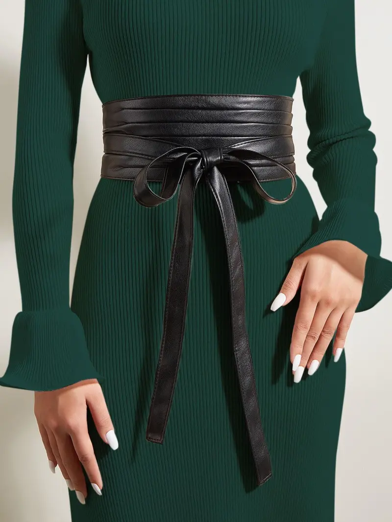 elegant belts for dresses Elegant Edge Bow Belt – Trends Boutique on Main main image 0