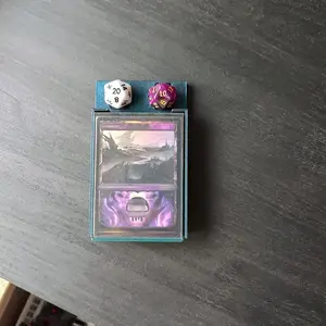 Mtg Mana Base Compact Card Holder, Game Accessories for Up to 20 Dual-Set Cards, Tracks Number of Land Cards and Reversed Cards, Trading Card Storage