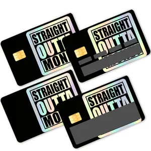 4 Colorful Credit Card Skin Stickers, Waterproof Scratch-Resistant Durable Decorative Protection, for Credit Cards Debit Cards Bus Cards, High Adhesive Stickers, Sticker Collage Pack