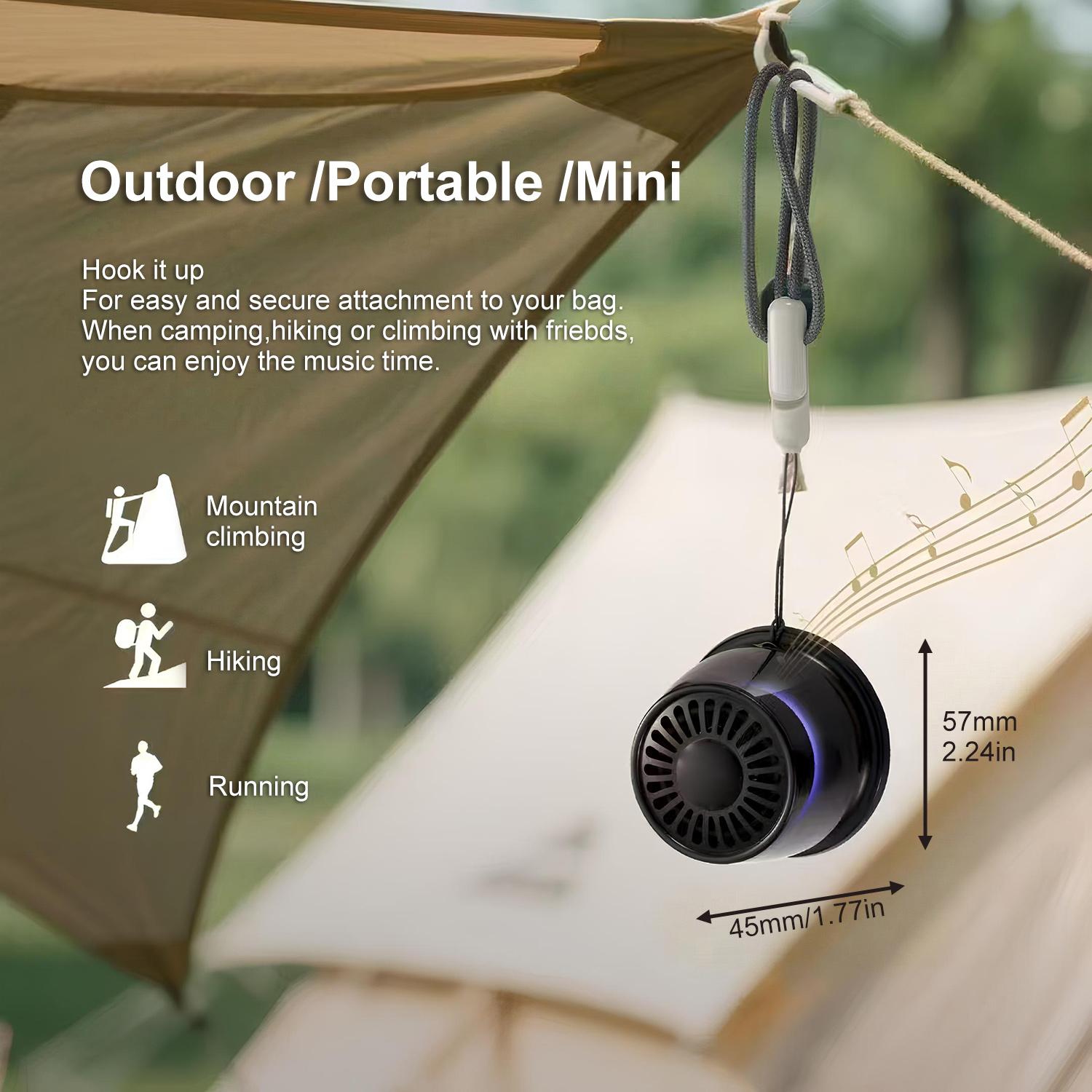 G200 Magnetic Bluetooth Speaker,Portable Mini Bluetooth Speaker with Phone Stand,Game Mode,7H Playtime,TWS,RGB Light,Perfect Teen Gift for Camping & Home Decor