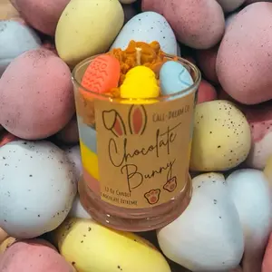 Chocolate Bunny Candle