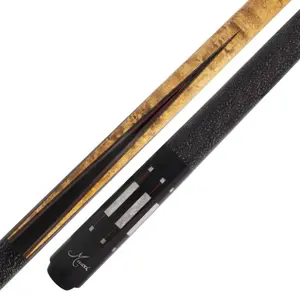 Meucci 97-10 Classic Stained Finish Billiards Cue - Maple Wood Construction, Ebony Accents, Urethane Grip for Billiards & Snooker