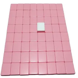 [65 Pink Blank Blocks] Board Game Blocks Accessories Family  games