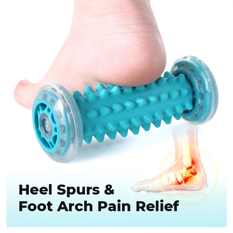 Foot Massage Roller for Flat Feet & Metatarsal Discomfort - Grooved Feet Massager for Targeted Relief & Ultimate Relaxation | Must-Try! Body Care Therapy, Arch Relief