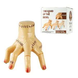 Halloween Hauntronic Hands Toy Electric Crawling with Lights and Music Creative Gift Room Decor Desktop Decoration Stitched Collectible Card Figurine for Horror Enthusiasts Vampire Spooky