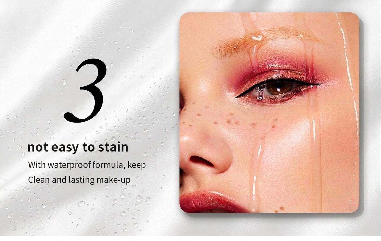 YAN QI NA Cool Black Liquid Eyeliner Pen Waterproof Ultra-Fine Tip Anti-Smudging Wing Lines Precise Application Friendly for Beginners