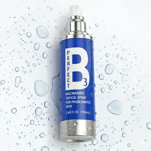 Perfect B3 Niacinamide Spray 5% - Hydrating Face Mist for Blemishes, Dark Spots & Pores - Skin Brightening Toner with Hyaluronic Acid & Aloe Vera for All Skin Types - 3.6 Fl Oz