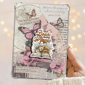 Books Are Magic That Feels Like Opening a Door to Another World Bloom Magnetic Kindle Grip Book Lover Cute Kindle Accessories Phone Holder PopSocket Phone Grip Magnetic Pop Socket Phone Grip