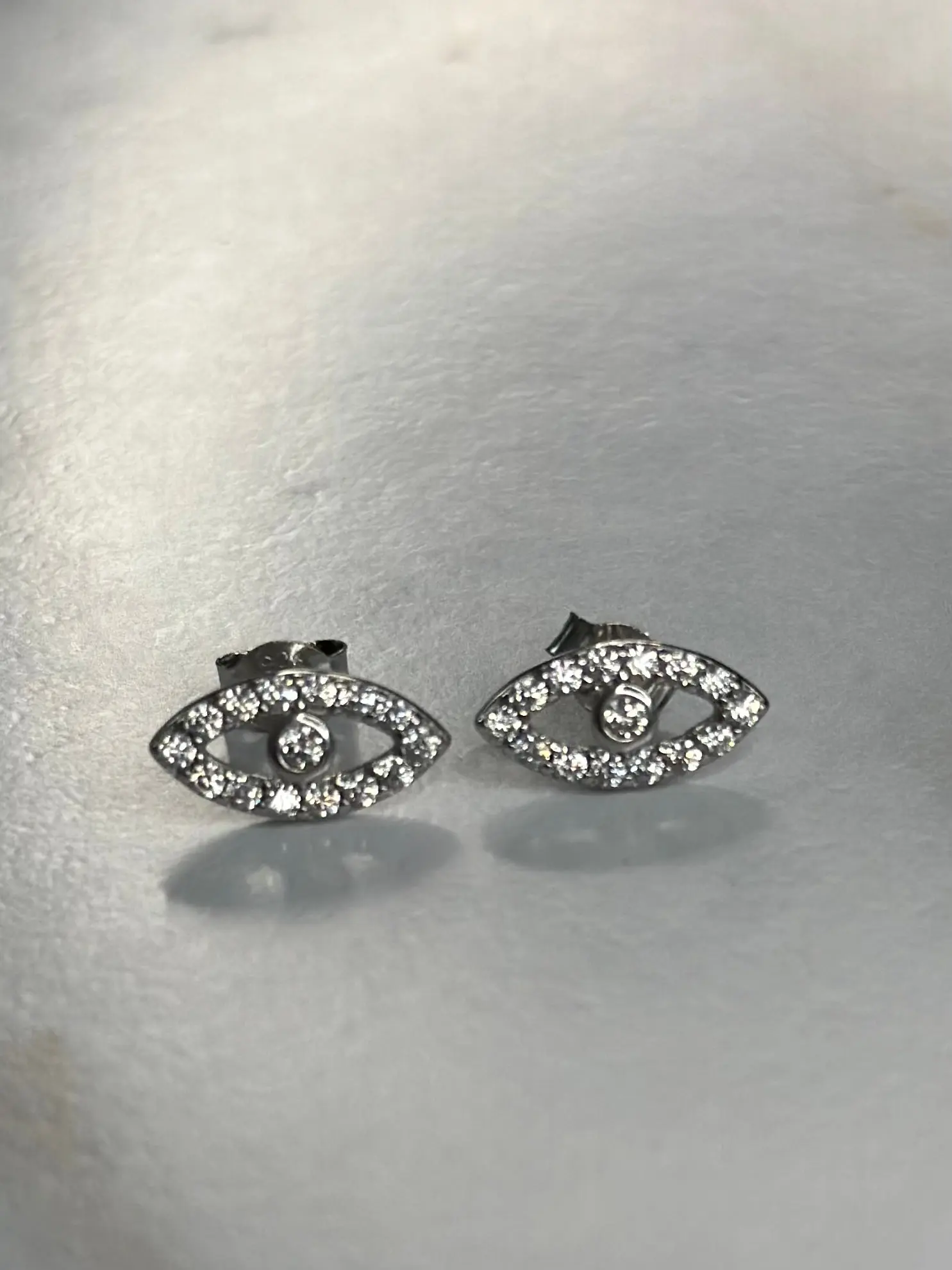 All seeing eye SLV earrings