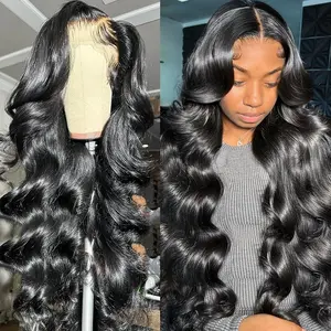 Bling Hair Princess Body Wave 13x4 Lace Front Wig 180% Density Lace Frontal Wigs For Women Remy Hair Wigs