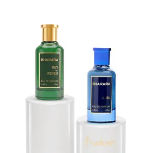 Bharara Bleu +Bharara Rey De Reyes | Mens Fragrance | 100ML - 3.4 Oz | Eau De Parfum | Dark Rum - Black Pepper, Bergamot