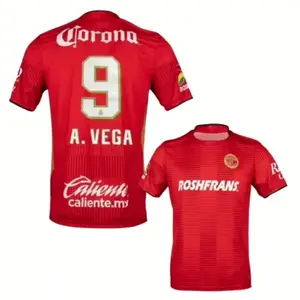 2025-26 Red #9 Alexis Vega Jersey-Deportivo TolucaJersey - Gift