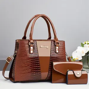 Women fashion High-end Hand Crossbody Bag Ladies Bag Colorful Alligator Print Work Handbag Crossbody Bag fashion Commuting medium Leather Shoulder Bag Adjustable