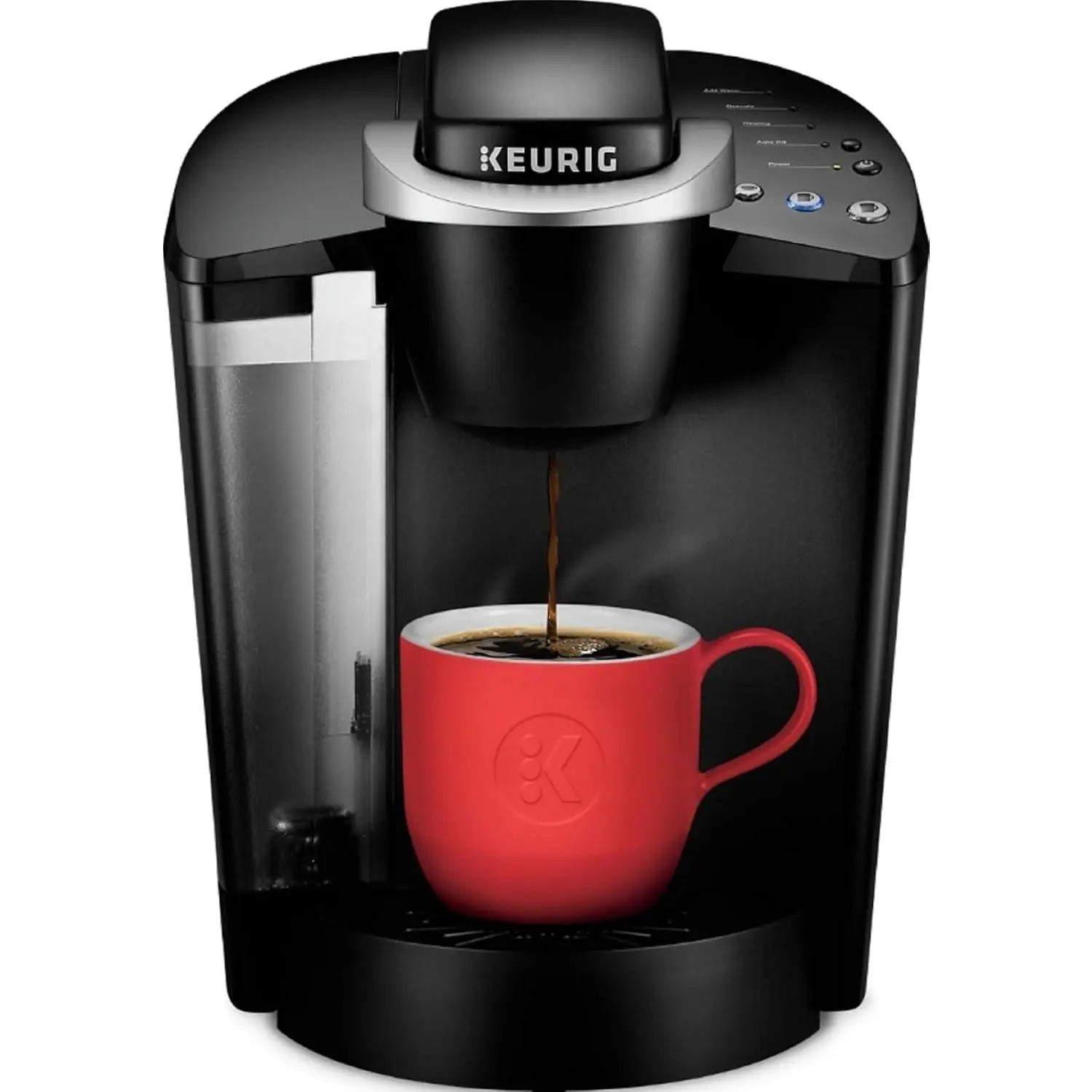 Keurig K-Classic Single Serve K-Cup Pod Coffee Maker, with 3 Brew Sizes, 48oz Removable Reservoir, Black