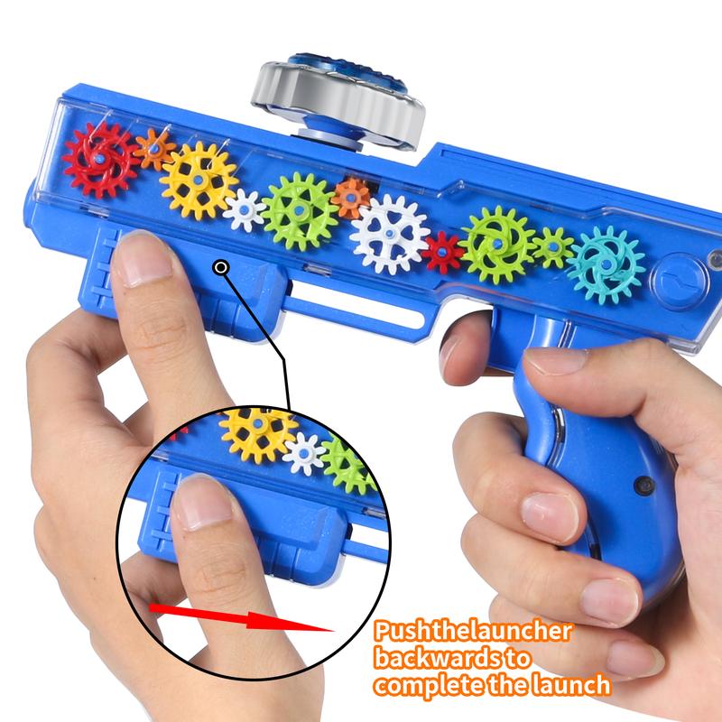 Bey Battling Top Burst Gyro Toy Set Rivalry games with 6 Spinning Top Burst Gyros 2 Toy Launchers Grip Starte, Combat Battling Game Gifts for Boys Children Kids Ages 6+(Red+Blue)