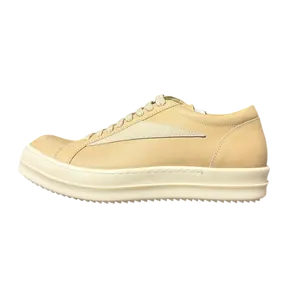Rick Owens Vintage Low Parchment/Milk Sneakers