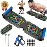 Upgraded Push Up Board & Pull-Up Bars Training Set - 28-Hole Unisex Arm Exerciser, Compact Portable Home Exercise Equipment for Chest & Abdominal Workouts, Men’s Christmas Gift Gym Equipment for At Home Gym to Build Upper Body Strength,outdoorfun