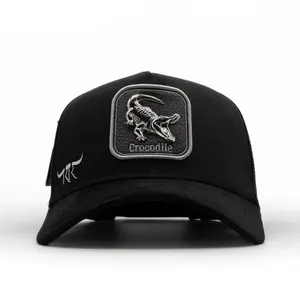 Cap “Cocodrile”, Black/gray ”,“The King Ranch”.