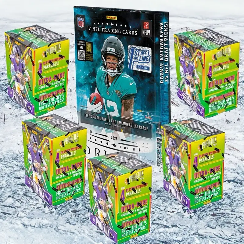 2025 Panini Origins FOTL & 5x 2024 Panini Phoenix Hobby Blaster PYT