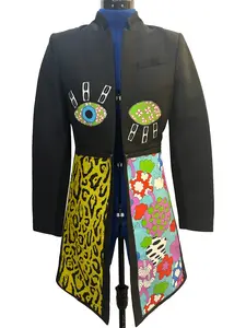 Winking BCBG Maxazria Upcycled Black Blazer by Blue Greenie