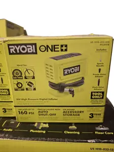 Ryobi  18V One Plus High Pressure Digital Inflator 160 PSI (TOOL ONLY)