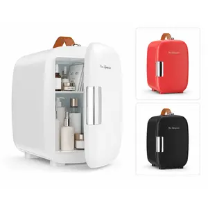Compact 5L Mini Refrigerator Small Fridge for Skincare Food and Beverage Storage Portable Design for Home Office and Dorm Use