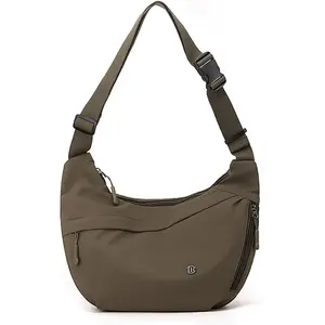 Nylon Crescent Crossbody Luna Bag for Women Men Moon  Spacious Lightweight Sling Casual Hobo Dumpling Purses