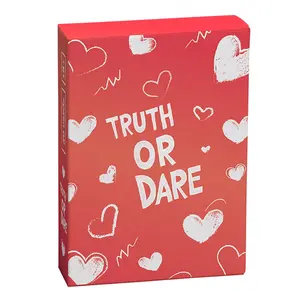 50 Couples' Truth or Dare Card Game, lively atmosphere cards, unlock warm communication moments, enhance relationships, suitable for dating, parties, dinners, Valentine's Day, game nights, Christmas, and special occasions, Board Games Night