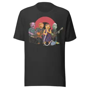 Phish Band Muppet Style T-Shirt: Classic Fit Cotton Tee Classic Street Style Casual Streetwear, Made in USA Gift for Birthday Holiday Christmas Halloween Unisex