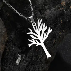 Poisonous Tree Amulet Necklace - A fashionable chain accessory, it is an ideal choice to give as a Valentine's Day or birthday gift for him or her.
