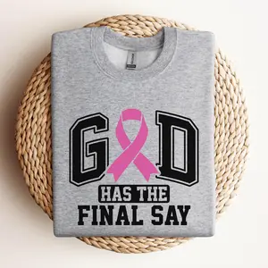Cancer Support T-Shirt, Sweatshirt & Hoodie, Pink Ribbon Survivor Awareness, Chemo October Faith Hope Gift