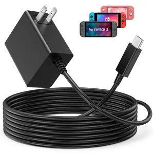 Charger for   2 Charger - 60W AC Adapter for  /OLED/Lite & Steam Deck/OLED, 6.6FT  , Support 4K TV Dock Mode, Power  20V/3A  Cord -  Quality