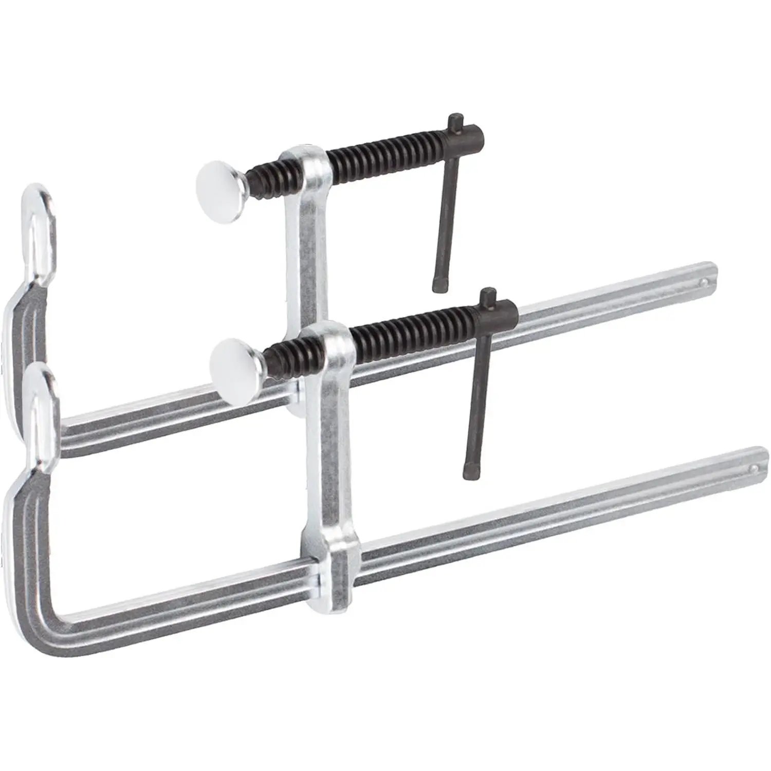 Heavy Duty Welding Bar Clamps, 2-Pack 12-Inch Drop Forged Steel Clamps with 3-Inch Throat Depth, 450 Lbs Load Force for Woodworking, Metal Working