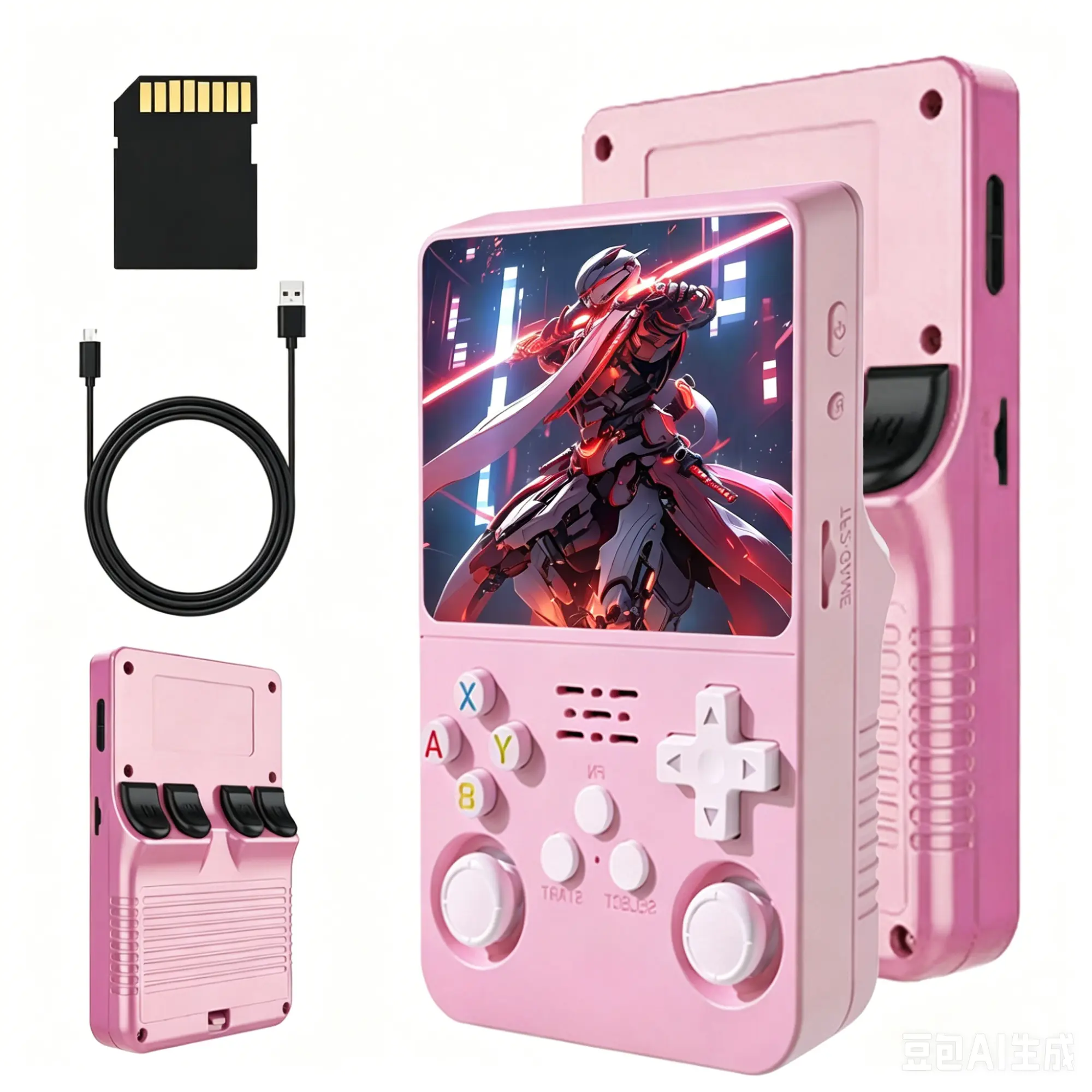 R36S Retro Handheld Game Console 64G, Compatible 21 Emulator,3500mAh Battery,Linux System,3.5" IPS Screen Portable Mini Emulator Handheld,Gift for Adult,Men