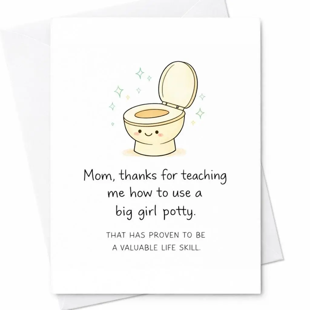 Thanks For Teaching Me To Use A Potty