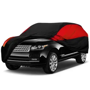 Full Car Cover, All Season Waterproof and Dustproof Car Cover, SUV Universal, Two Splice Color Available - Fits car lenght sizes 15.9-17.4FT ANTI-Rain