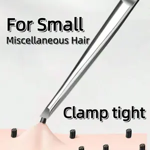 High Quality Stainless Steel Eyebrow Tweezers, Precision Hair Removal Tool, Durable & Safe Design, Ideal for Daily Grooming