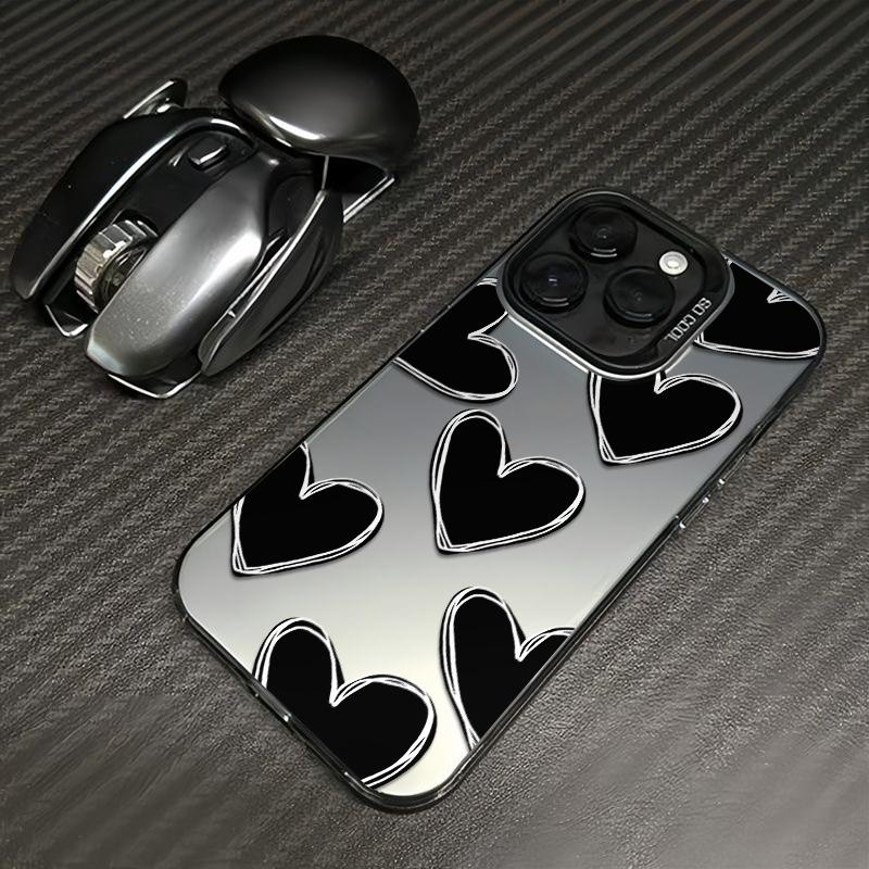 Heart Doodle Artwork Patterns Phone Case Durable Hard Acrylic Back Case With An Anti-Yellowing Coating, Made From High-Quality Designed For Reliable Drop Protection For Your Phone For iPhone 17.16.15.14.13.12.11.X.XS.XSMAX.XR.8.7